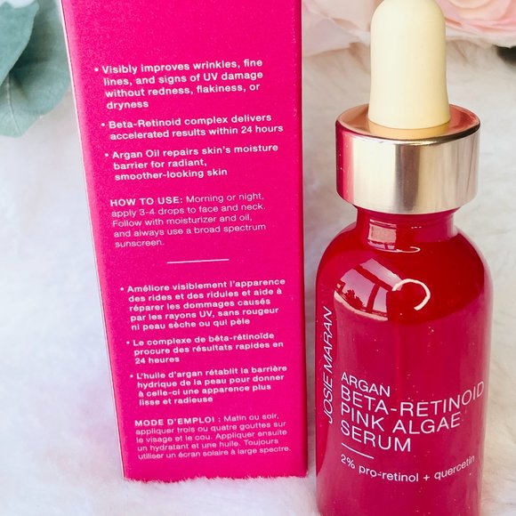 Josie Maran Argan Beta-Retinoid Pink Algae Serum Full Size - Picture 6 of 6